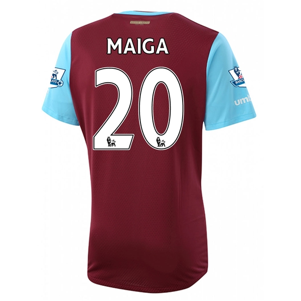 West Ham 2015-16 MAIGA #20 Home Soccer Jersey